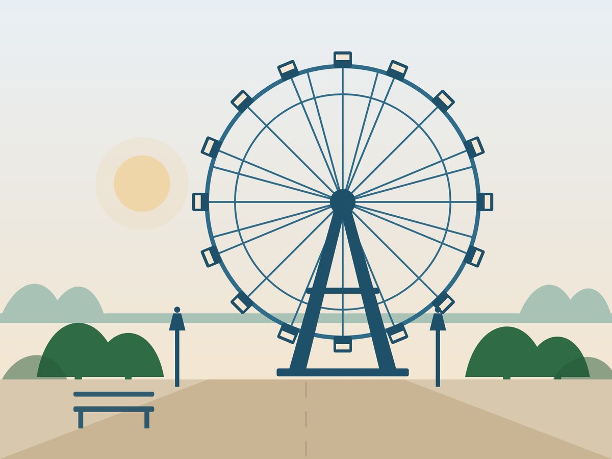 Das Riesenrad im Wiener Prater